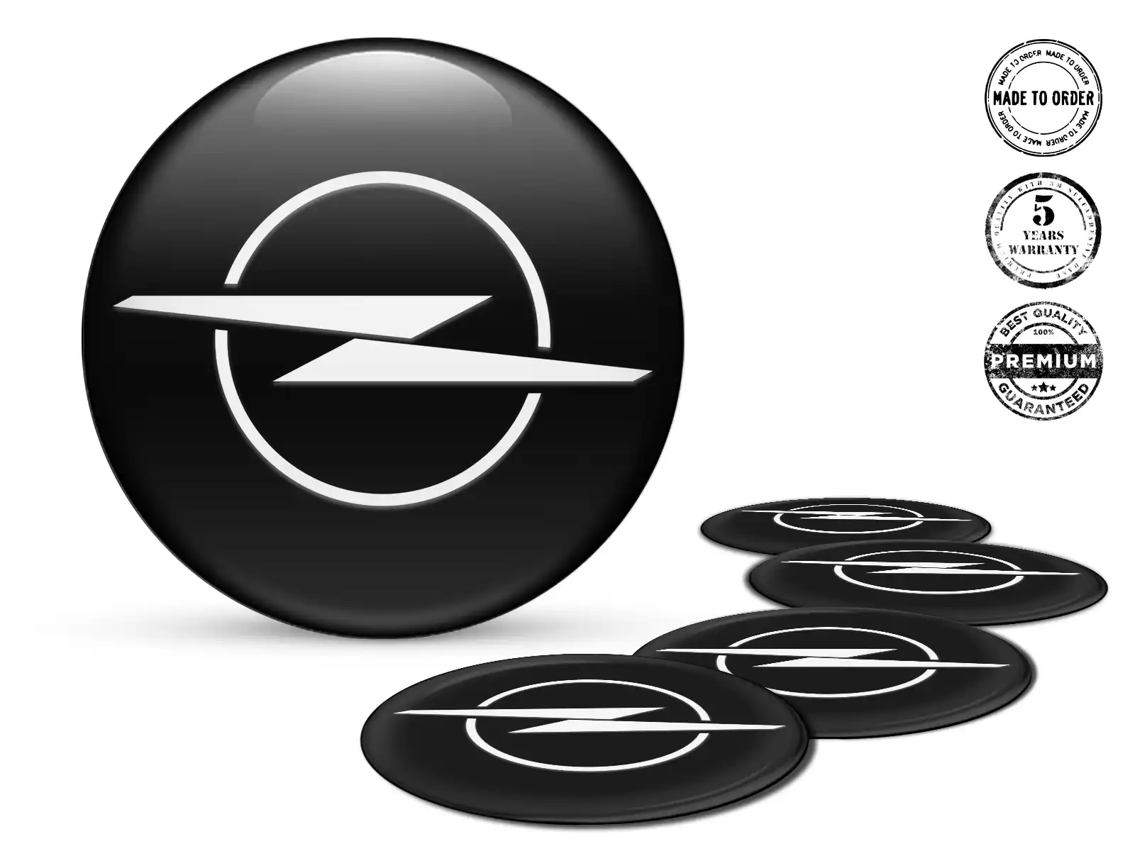 Opel Raddekal Ausgabe Rennsport-Silikon-Aufkleber